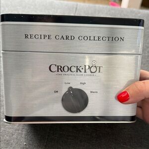 Crock-Pot Recipe Card Collection Box